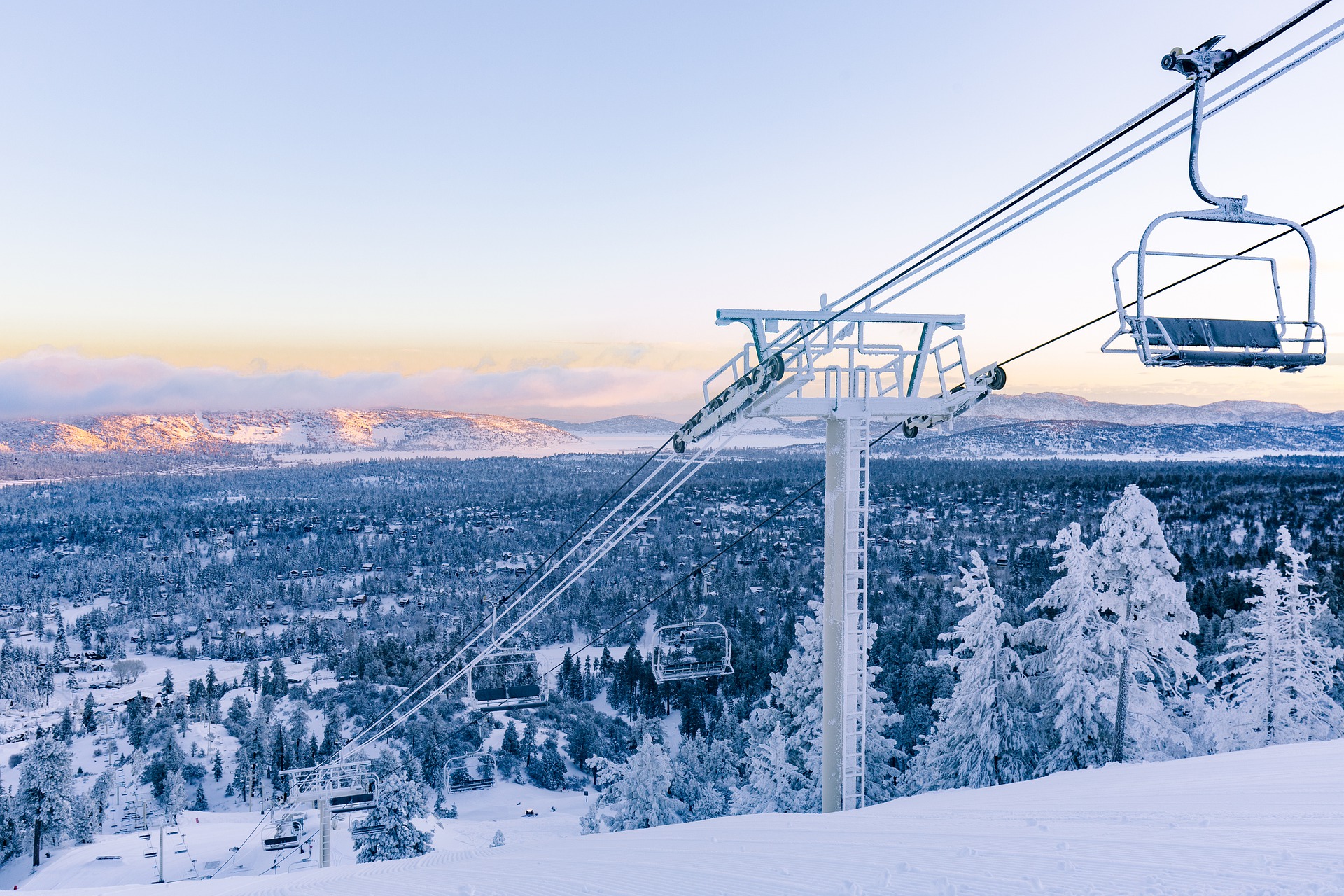 Enjoy The Picturesque Views With That Perfect Big Bear Snow Big Bear 